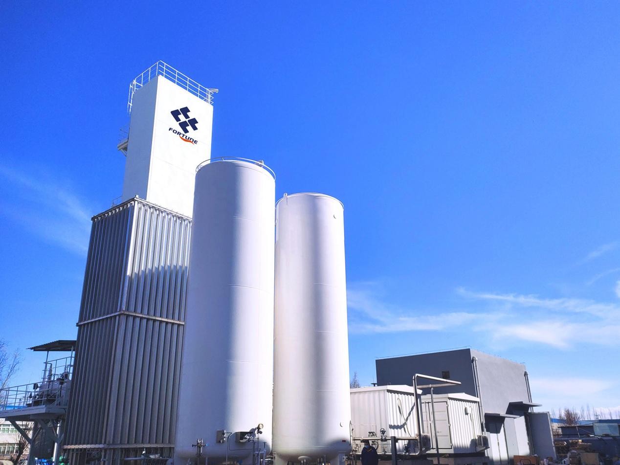 空温式气化器应用于包头盈德空分项目